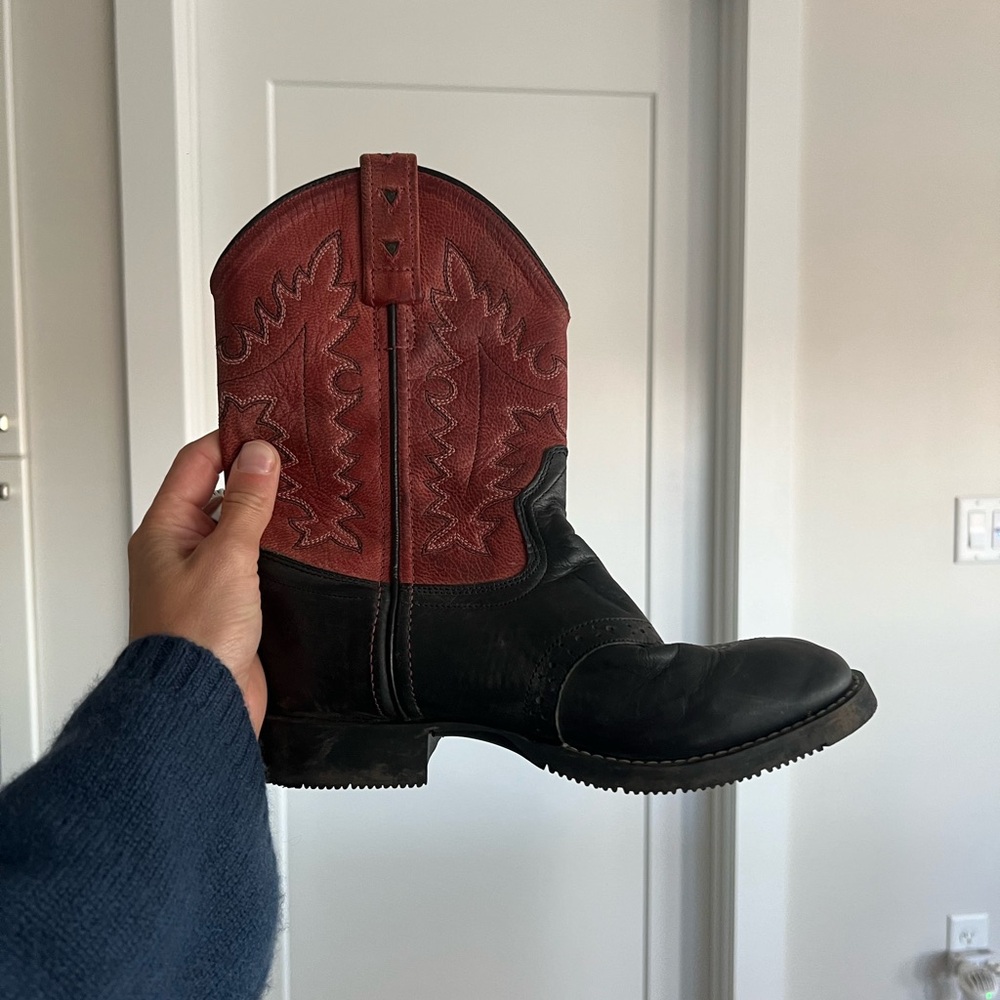 old west cowboy boots - women or kids xl
